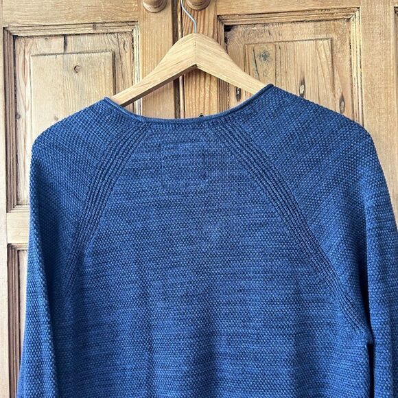 EDC Espirit Medium Blue Crewneck Textured Sweater‎ - Picture 7 of 9
